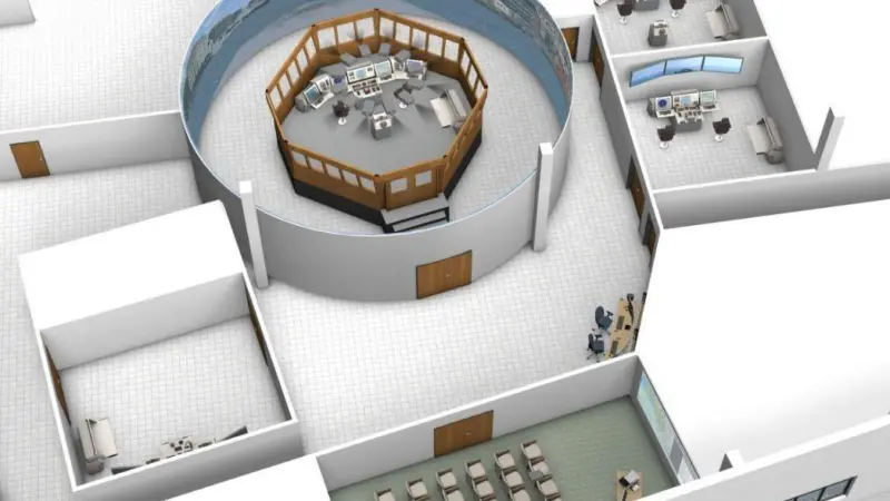 MTC’s shiphandling simulator has a total of three ship bridges available