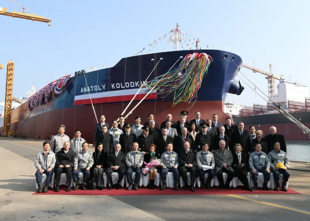 Sovcomflot's new tanker 'Anatoly Kolodkin'