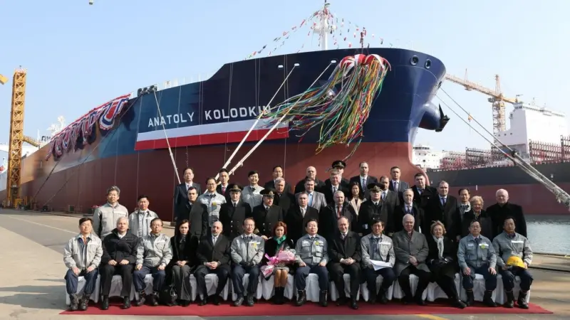 Sovcomflot's new tanker 'Anatoly Kolodkin'