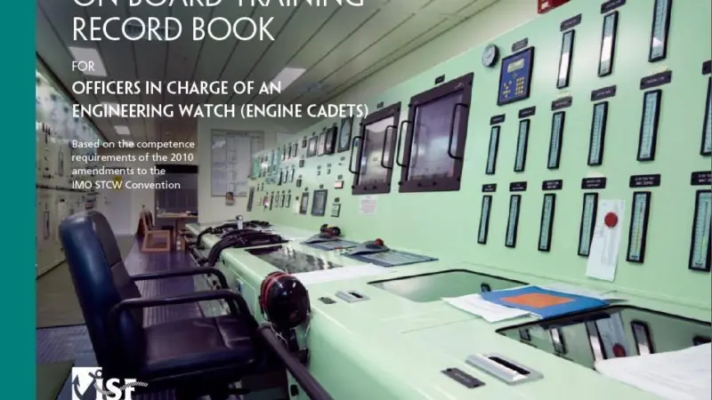 ISF’s latest engine cadet training record book embodies STCW amendments