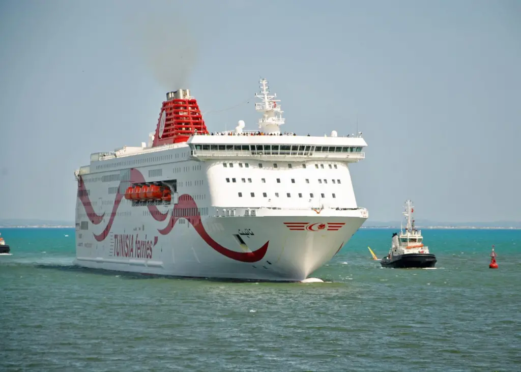 Cotunav's 52,645gt ‘Tanit’, built by Daewoo, has boosted capacity and service quality on Tunisian links with southern Europe
