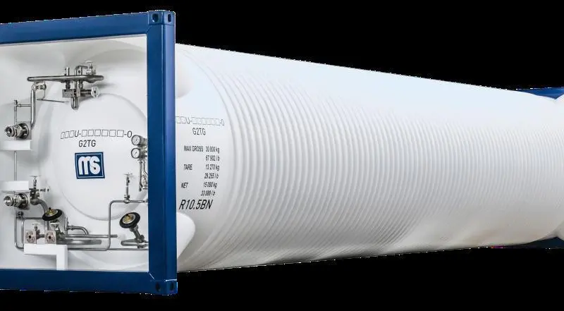 The Marine Service LNG fuel tank container