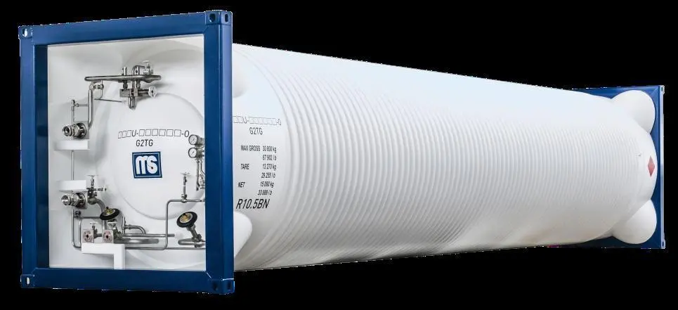 The Marine Service LNG fuel tank container