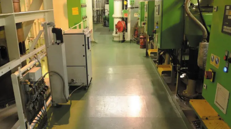 Example installation in the separator room of a vessel