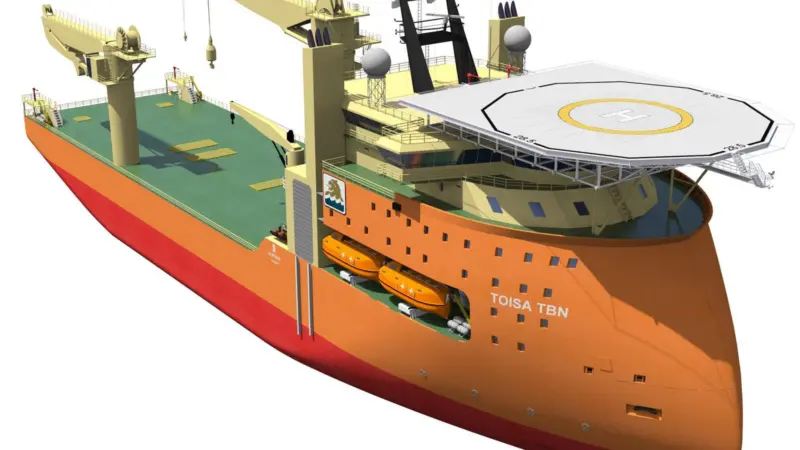The DP3 vessel has been designed for worldwide oil and gas operations