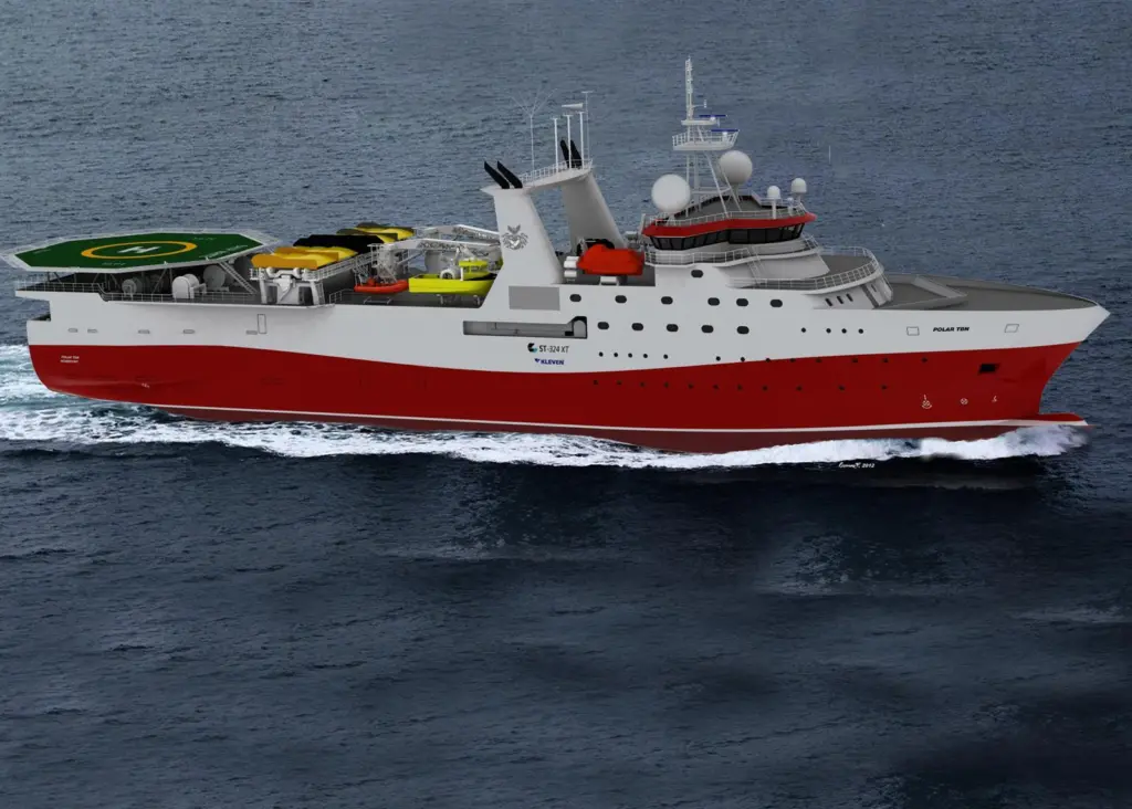 Kleven has received an order for a seismic vessel from GC Reiber