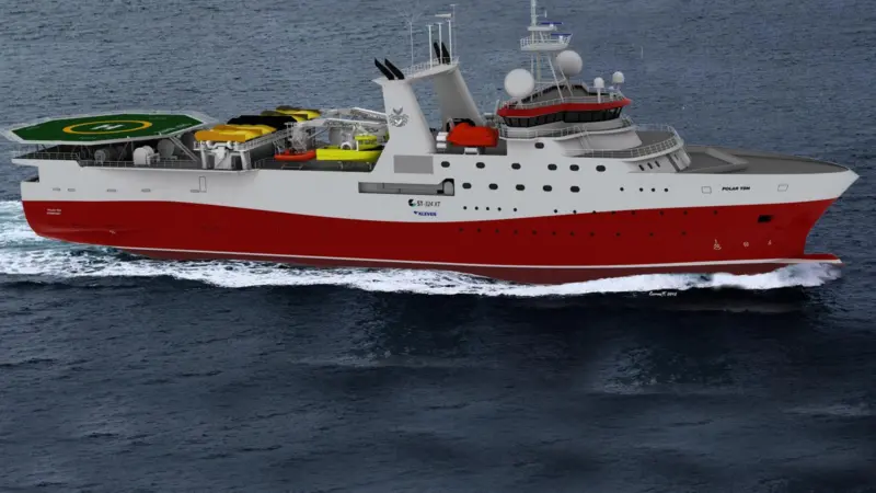 Kleven has received an order for a seismic vessel from GC Reiber