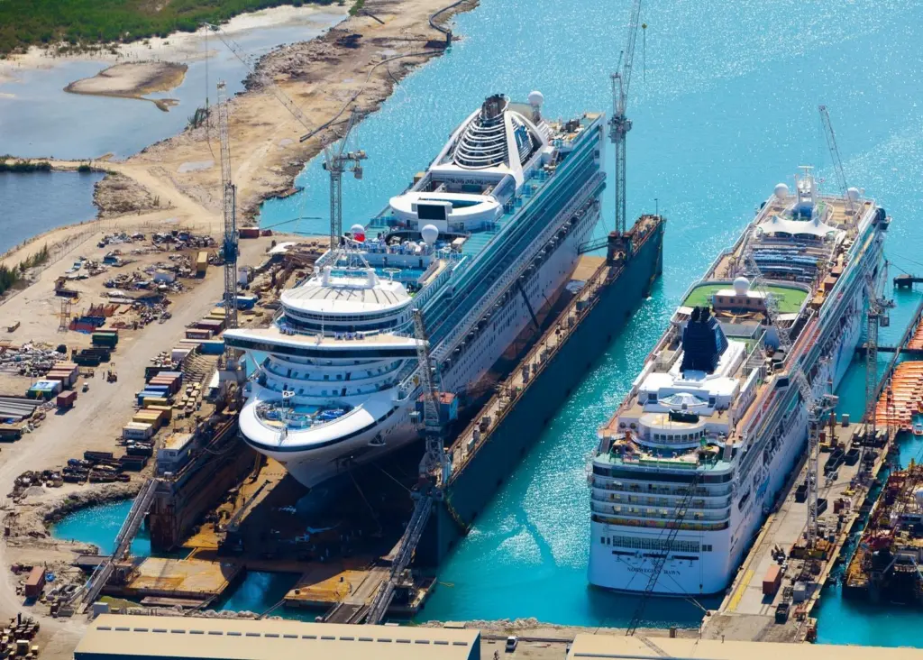 The system was tested onboard the 'Grand Princess'. Photo: Grand Bahama Shipyard/ Mark Dacunha Photography