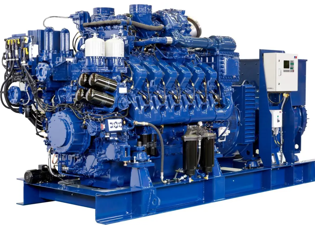 MTU marine genset for diesel-electric power and propulsion powered by 12V 4000 M23S engine