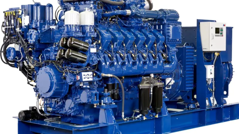 MTU marine genset for diesel-electric power and propulsion powered by 12V 4000 M23S engine