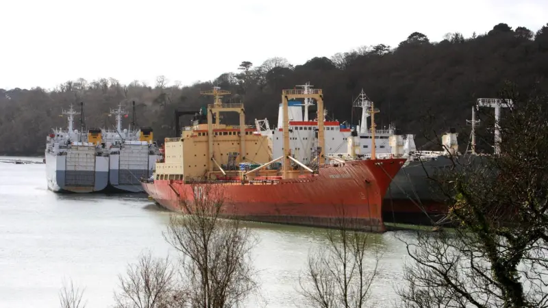 Laid-up ships: a sign of over-supply of tonnage