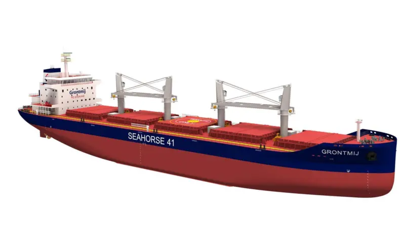A 41,000dwt type has augmented the Seahorse series of versatile, efficient handysize bulkers. In the meantime, the original 35,000dwt Seahorse 35 type is the subject of ongoing design optimisation