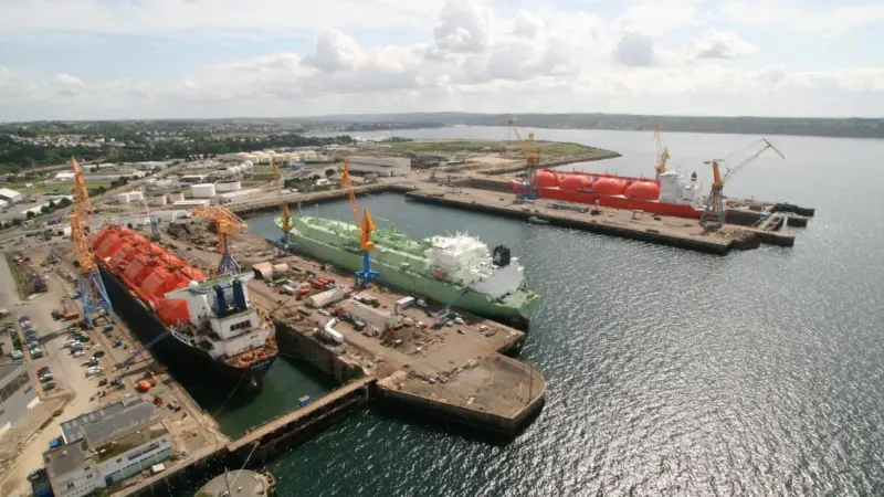 Damen Shiprepair Brest, which has recently docked three tankers