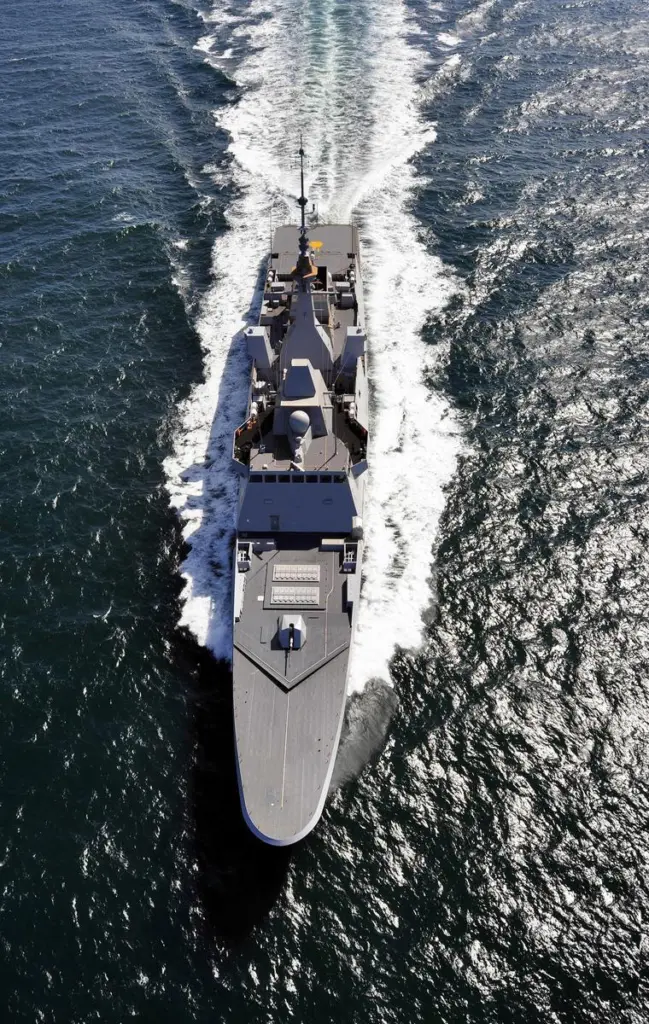 The French ‘Aquitaine’ FREMM frigate, with GE LM2500+G4 power (DCNS)