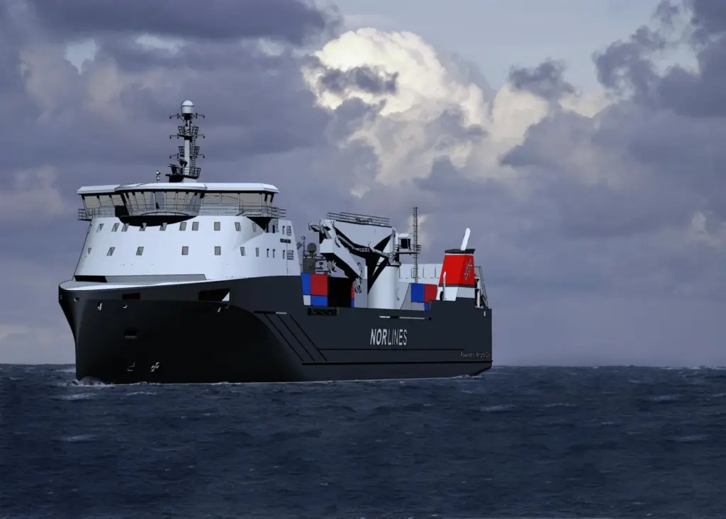 The Environship cargo vessel being built for Nor Lines