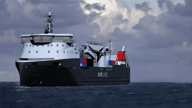 The Environship cargo vessel being built for Nor Lines