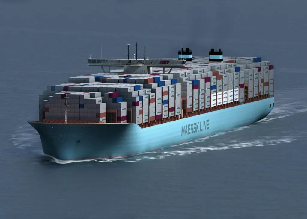 The Triple-E vessels will be the largest container ships ever built