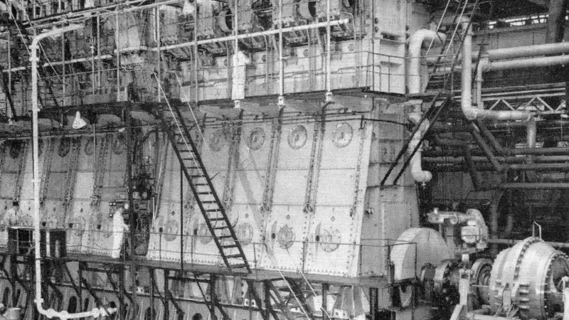 Britain’s largest – a H&W-B&W engine of 21,000bhp
