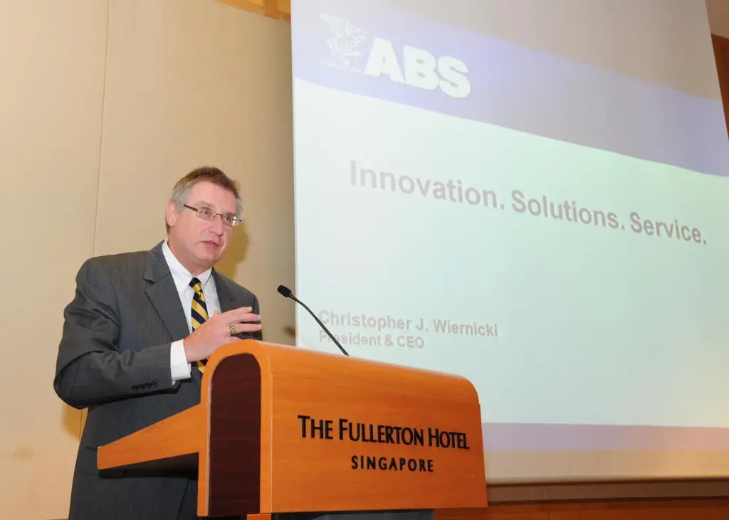 Christopher J  Wiernicki, president and CEO of ABS