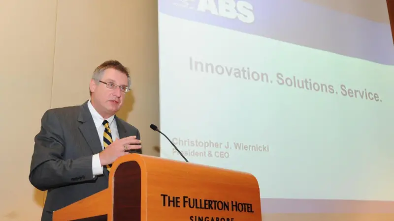 Christopher J  Wiernicki, president and CEO of ABS