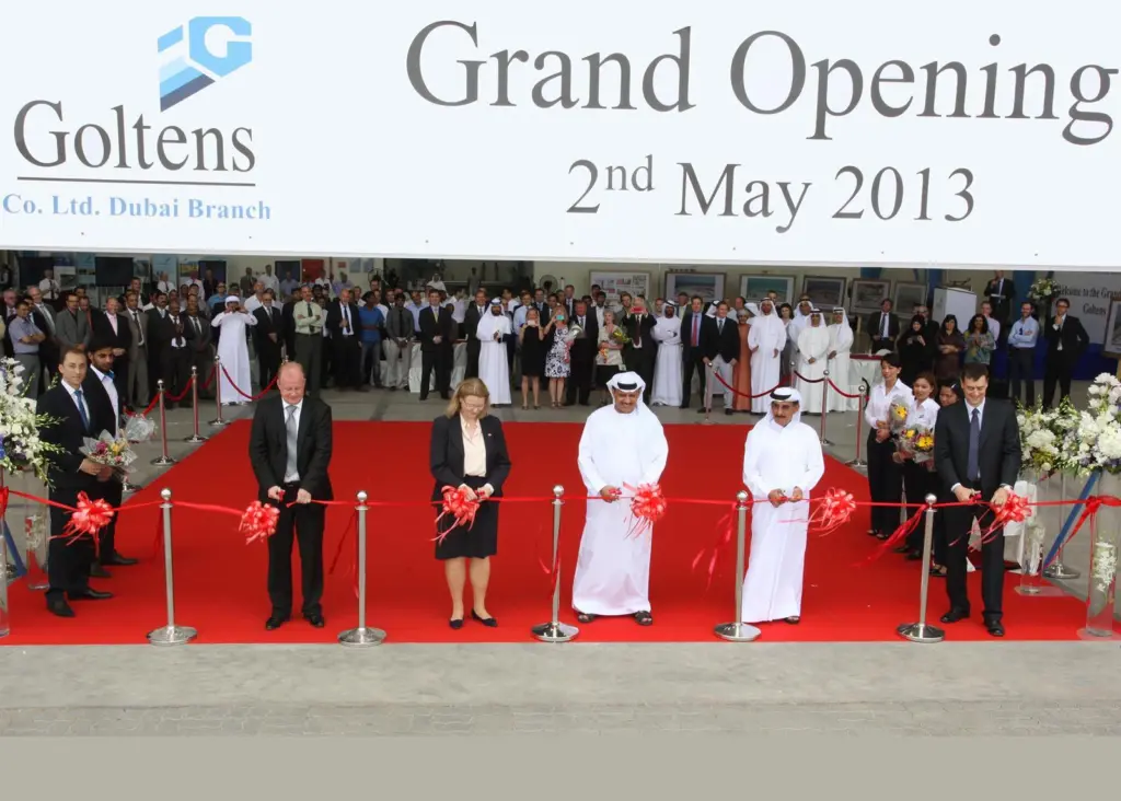 Opening of Goltens at DDW in Dubai