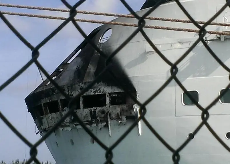 The damage sustained to the ‘Grandeur of the Seas’ is enough for Royal Caribbean to cancel its next voyage Photo: Royal Caribbean