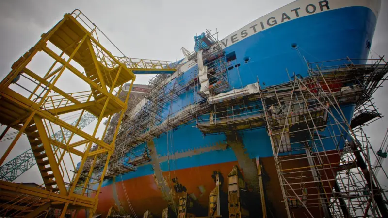 ‘Investigator’ taking shape at Sembawang Shipyard