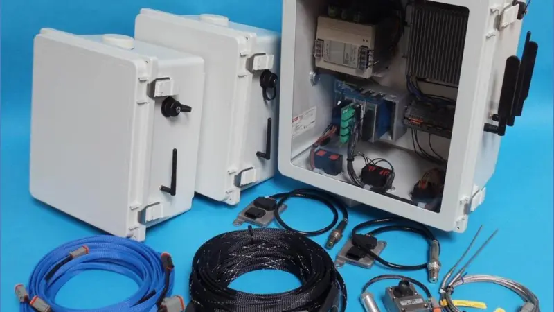 The continuous monitoring unit has been designed with both upstream and downstream sensors