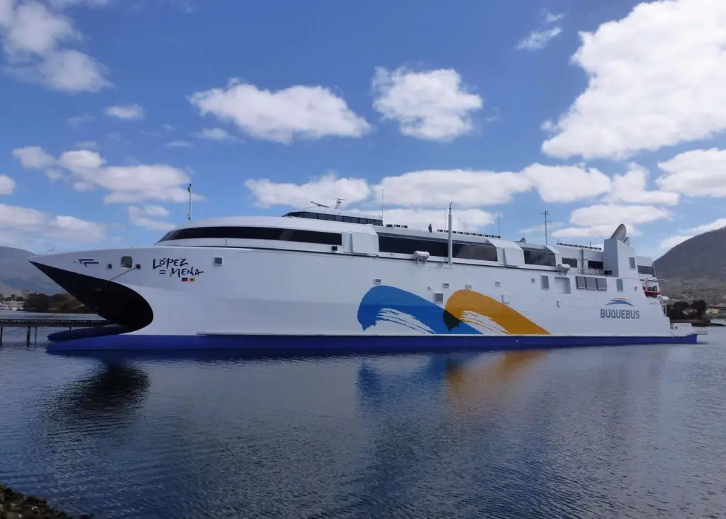 The 'Lopez Mena' is the world’s first ro-ro to use LNG as its primary fuel
