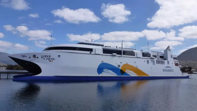 The 'Lopez Mena' is the world’s first ro-ro to use LNG as its primary fuel