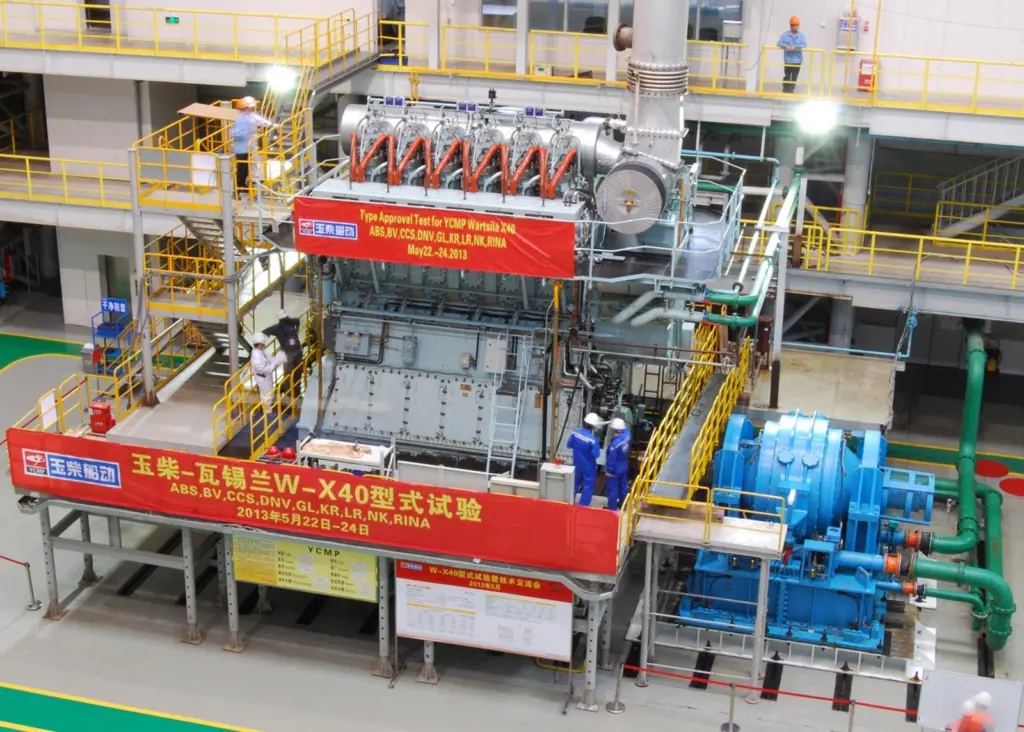The Wärtsilä X40 has completed type approval tests in China