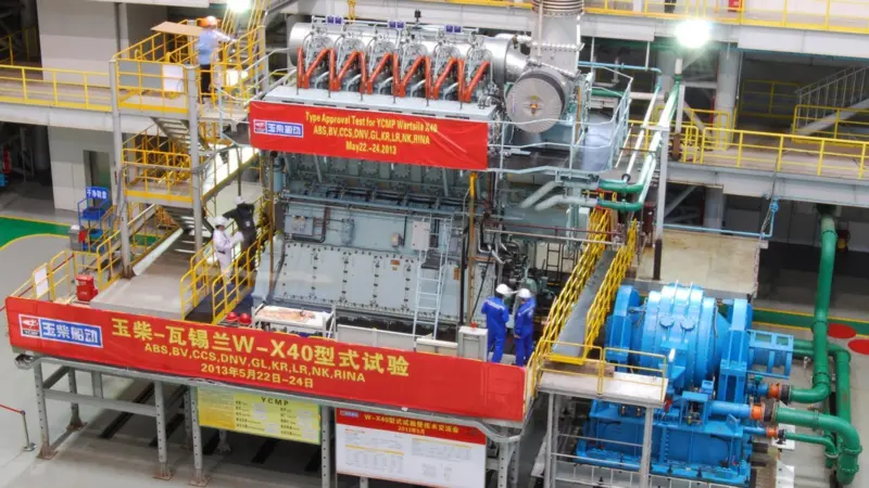 The Wärtsilä X40 has completed type approval tests in China