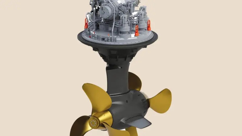 The new-generation STP 4000 twin propeller thruster from Schottel
