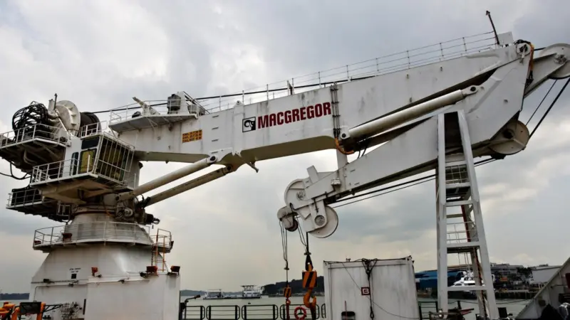 The MacGregor subsea crane is for Bourbon's Evolution 800 multi purpose support vessel