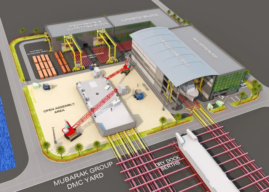 Mubarak Marine intend to capitalise in on ship repair at DMC Photo: Drydocks World