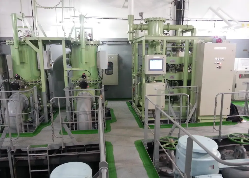 HHI's HiBallast system filters and sterilises ballast water