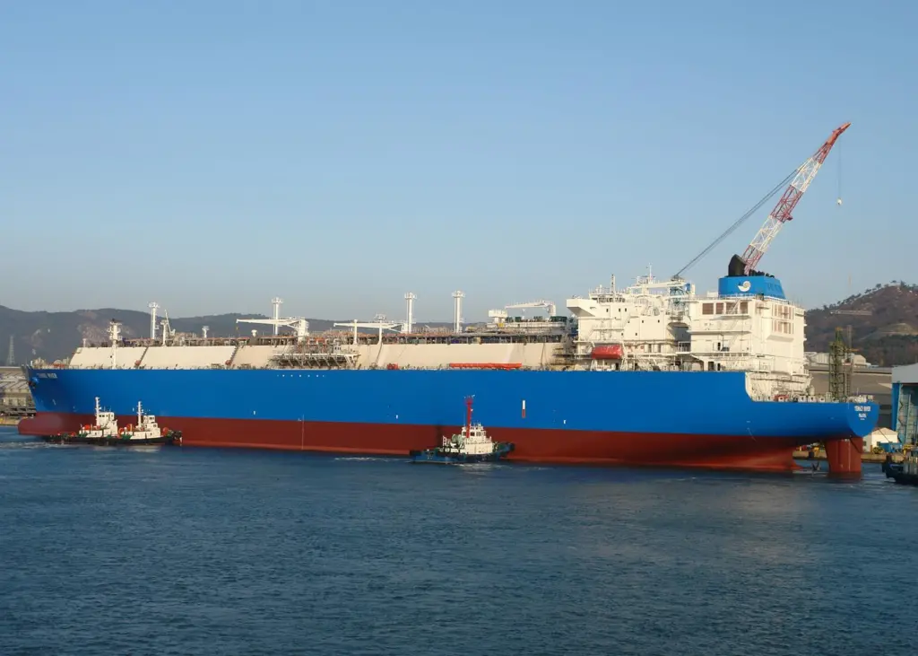 ‘Yenisei River‘ is the first of two LR ice-classed LNG tankers built at HHI for Dynagas