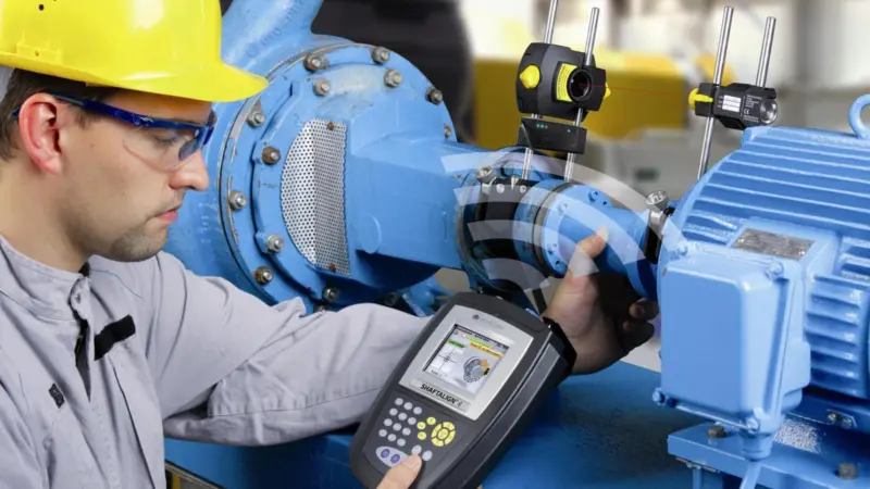 Bluetooth connection has made Prüftechnik’s Shaftalign system easier to use