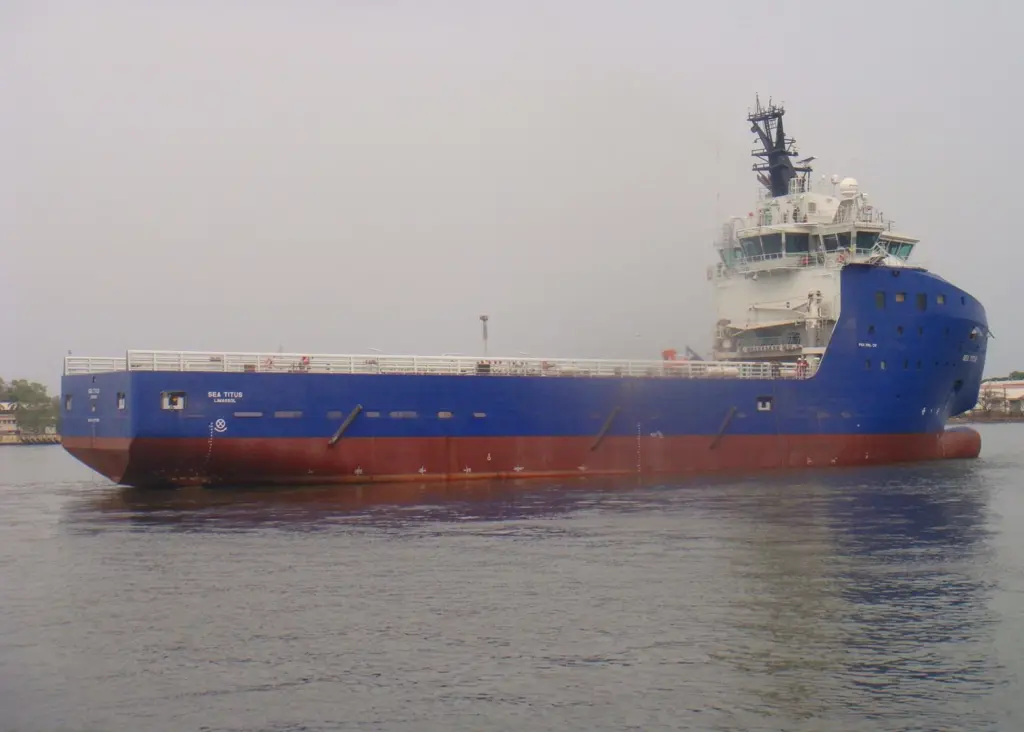 Sea Tantalus, first of four Cummins-powered PSVs from Cochin Shipyard in India