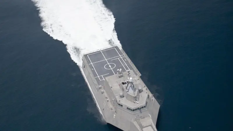 Austal’s Independence class trimaran LCS, powered by an LM2500-based CODOG plant