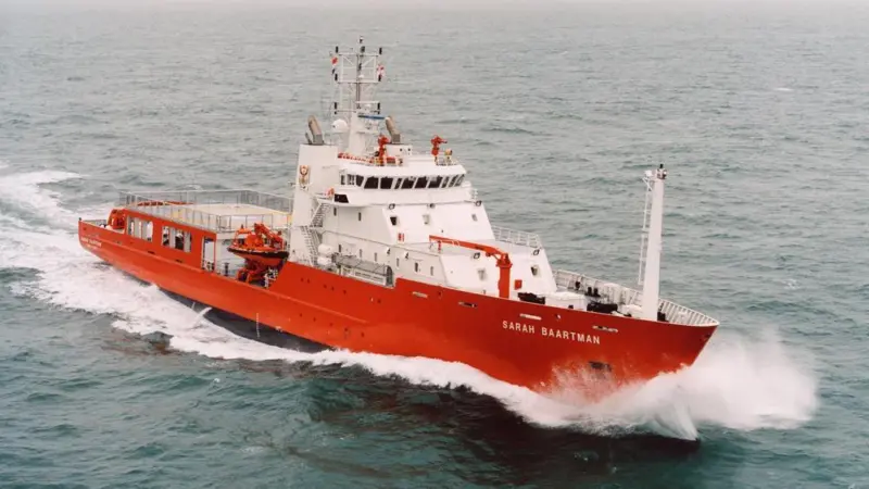 The Damen-designed OPV ‘Sarah Baartman’, one of six ships to be repaired and maintained by Damen Cape Town