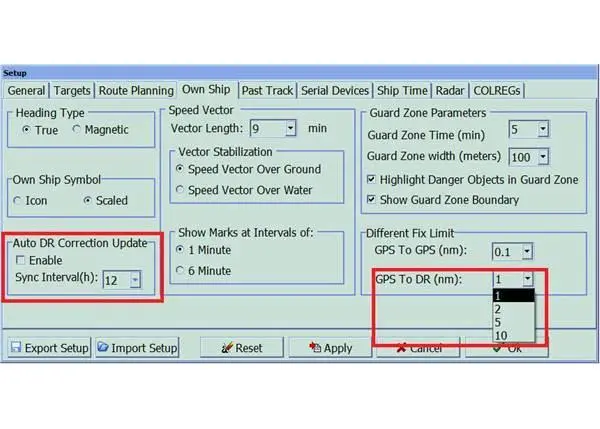 Totem ECDIS allows for GPS jamming or spoofing