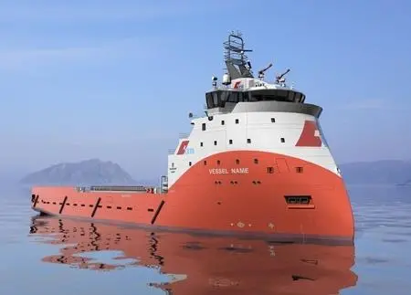 The Chinese built Ulstein PX121 vessels will feature X-bow inverted bows