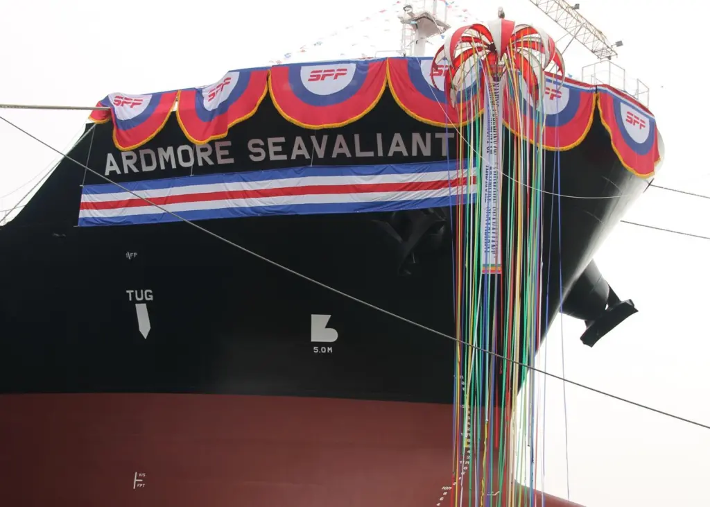 The 'Ardmore Seavaliant' was delievered in March 2013