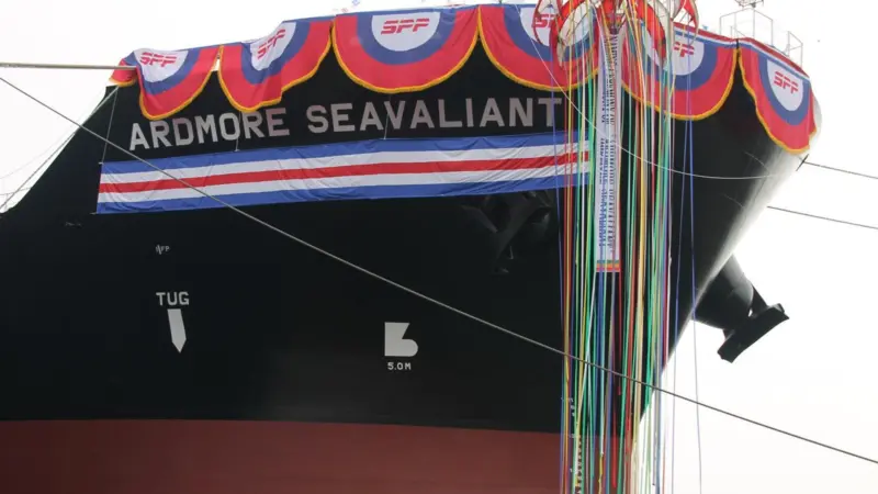The 'Ardmore Seavaliant' was delievered in March 2013