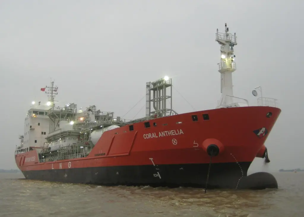 ‘Coral Anthelia’ is expected to provide LNG bunkering in the Baltic