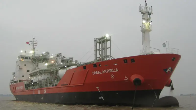 ‘Coral Anthelia’ is expected to provide LNG bunkering in the Baltic