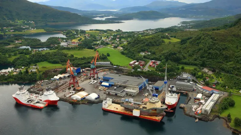 The Kleven Verft Yard will soon have robots helping the build process gain speed