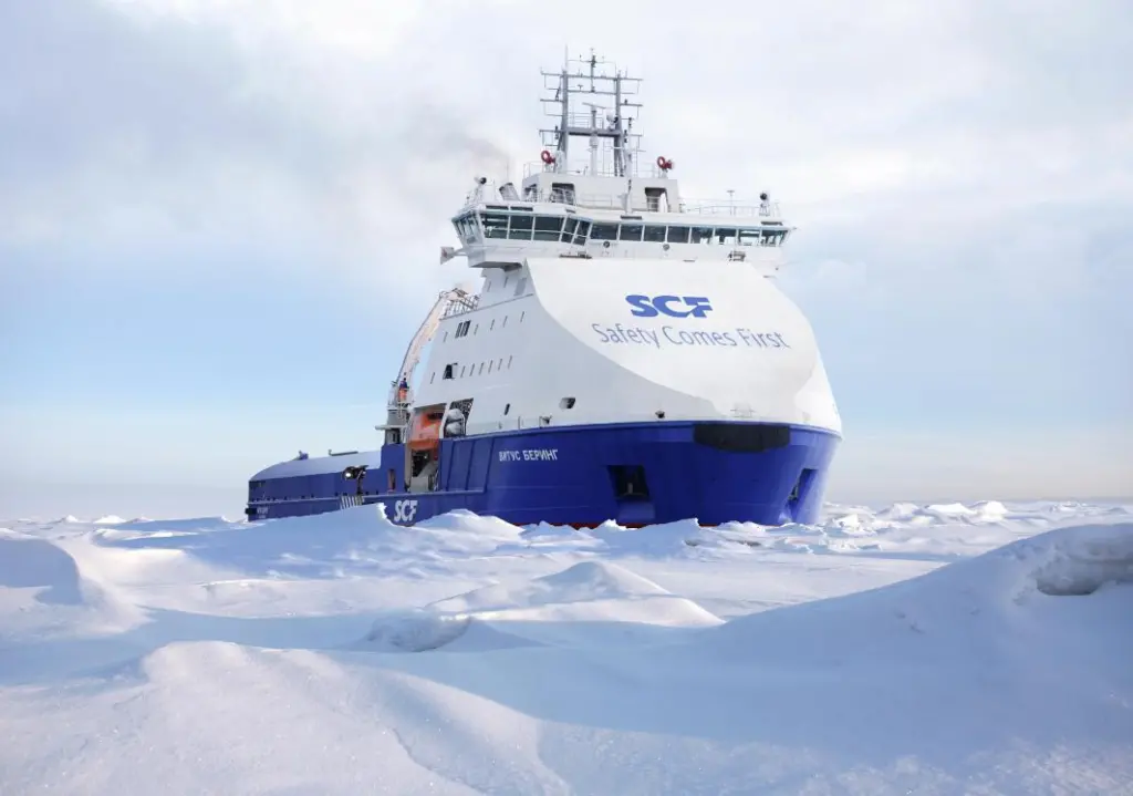 The 'Aleksey Chirikov' has just joined sister ship 'Vitus Bering' in the ice-laden Sakhalin-1 ArkutunDagi oil and gas field