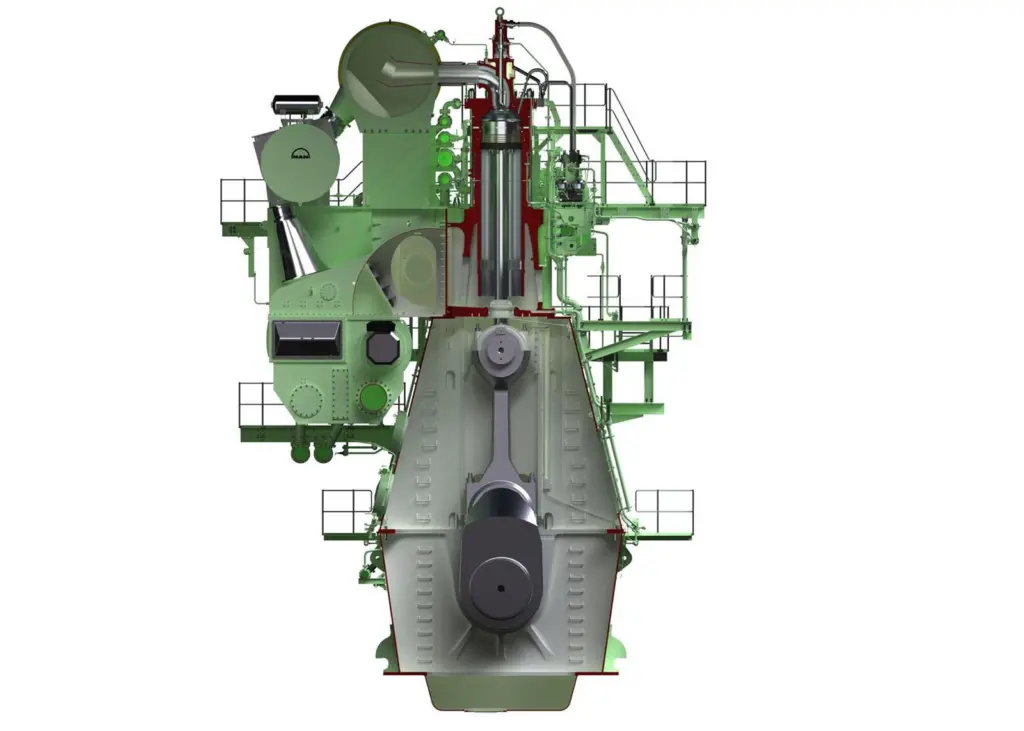 Graphical rendering of the G95ME-C9.2 engine
